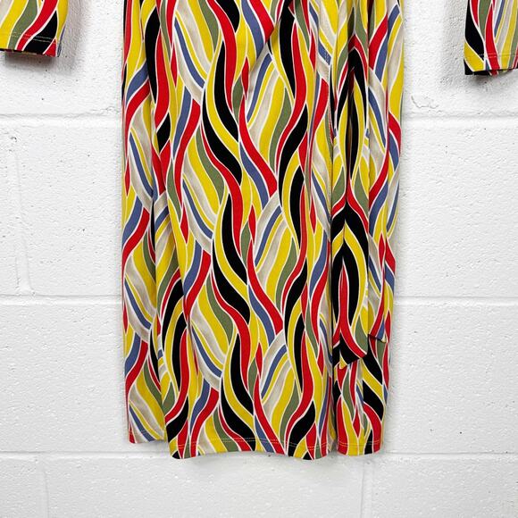 Anne Klein Retro Wrap Dress - Picture 7 of 8